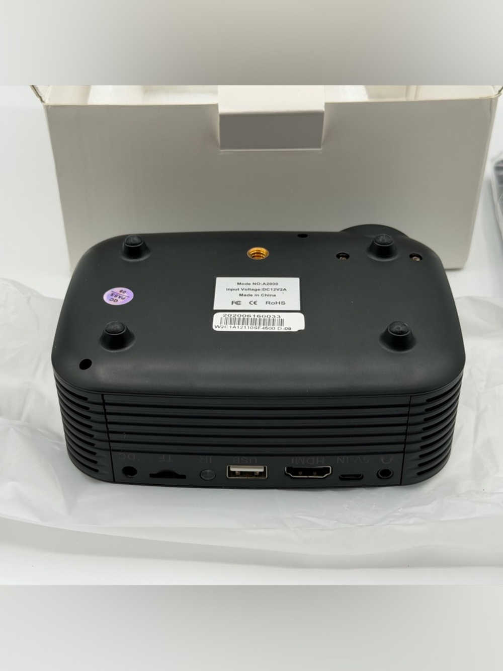 Transjee A2000 Mini Projector Black Portable Home Theater Projector - Open Box - Picture 12 of 13